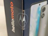 a close up of a box with a motorola phone in it