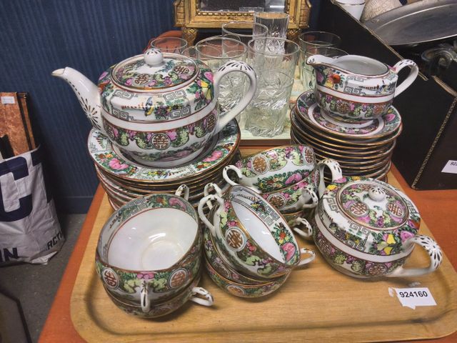 Partie de service à thé en porcelaine hong kong
