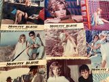 many photos of a woman in a white dress