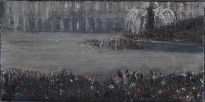 Hervé THIBAULT (né en 1944) Défilé - Photo 1