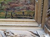 a picture of a painting on the wall of a building