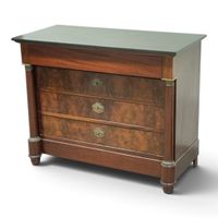 COMMODE en acajou et placage d'acajou, ouvrant à quatre tiro… (photo 3)