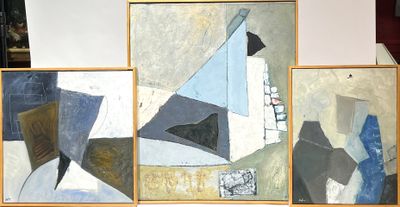 Alain ADAM (XXe siècle). Composition abstraite.