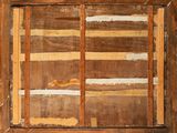 a picture of a window that has been torn down