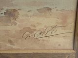a picture of a picture of a painting with a name on it
