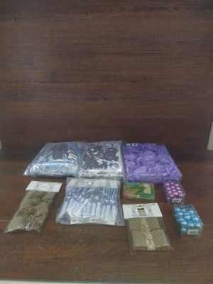 lot de 10 cartons de décorations évènementiel