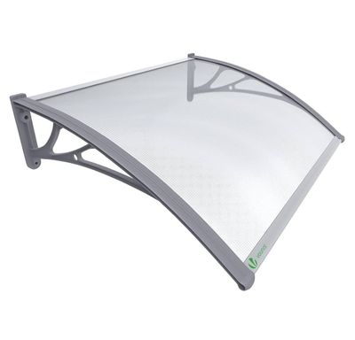 VOUNOT Auvent de Porte d'entrée Toit Marquise en Polycarbona…