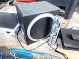 a lot of electronics that are on a table