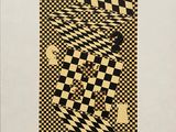 une image représentant un motif à carreaux noirs et blancs
