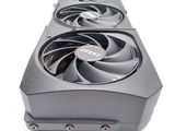 a close up view of the front of a graphics card