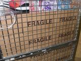 a cart with a lot of boxes on top of it