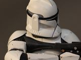 star wars figurine of a stormtrooper holding a gun