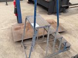 an image of a metal work platform in a factory