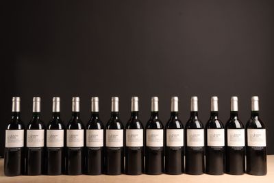 plusieurs bouteilles de vin sont alignées sur une étagère en bois