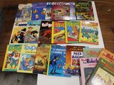 beaucoup de livres pour enfants sur la table