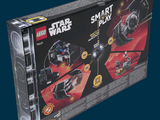 a box with a lego star wars set inside of it