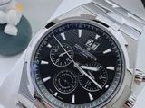 a close up of a wrist watch on a display stand