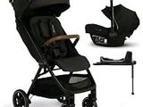 an image of a baby stroller with a car seat and a car seat