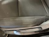 a close up of a seat in a car