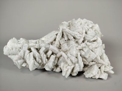 a white rock that is sitting on a table