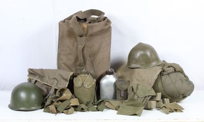 many items that are sitting on a white table