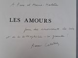 the cover of a book with a handwritten quote on it