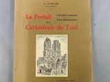 the front cover of a book with a drawing of a cathedral