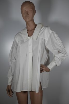 KARL LAGERFELD Chemisier en coton blanc.