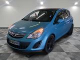 a picture of a blue opel parked in a garage