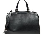 sac à main Louis Vuitton en cuir Epi noir
