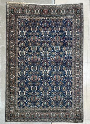 Tapis Bakthiar (chaine et trame en coton, velours en laine),…