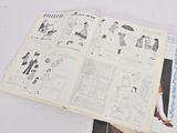 a book that has a bunch of drawings on it