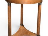 an image of a wooden table with a marble top on a white background