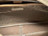 a close up of the inside of a purse