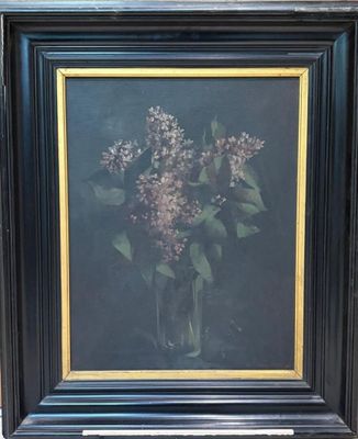 École du XXe siècle Lilas Huile sur toile