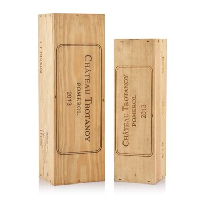 a couple of wooden boxes that are sitting on top of each other
