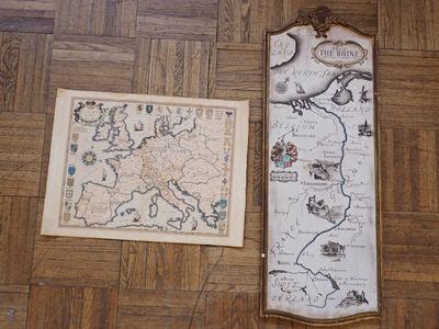Carte sur papier de l'Europe Anno 1500.