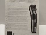 the box of a hair clipper sitting on top of a white counter