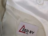 a close up of a shirt with a label on it