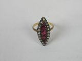 an antique ruby and diamond ring