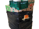 boxes stacked on top of each other on top of each other