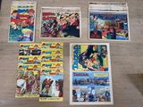 a lot of comic books on the table