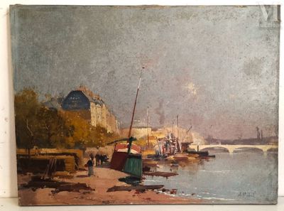 A. MICHEL -GALIEN LALOUE Eugéne (1854-1941) Huile sur toile