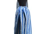 blue and white striped dress on a mannequin mannequin mannequin mannequin mannequin mannequin mannequin mannequin mann