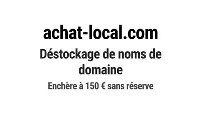 Nom de domaine achat-local.com.