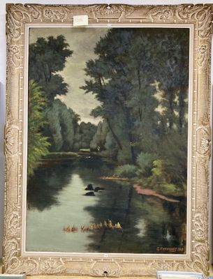 une photo d'une peinture exposée dans un musée