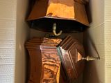 a box that has a clock inside of it