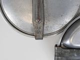 a close up view of a clock on a wall