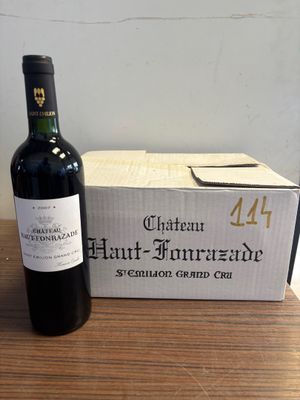 6 B. vin rouge Château Haut-Fonrazade -en St Emilion - 2007 - TVA récu - Photo 1