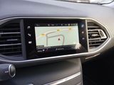 a car dashboard with a gps device in it